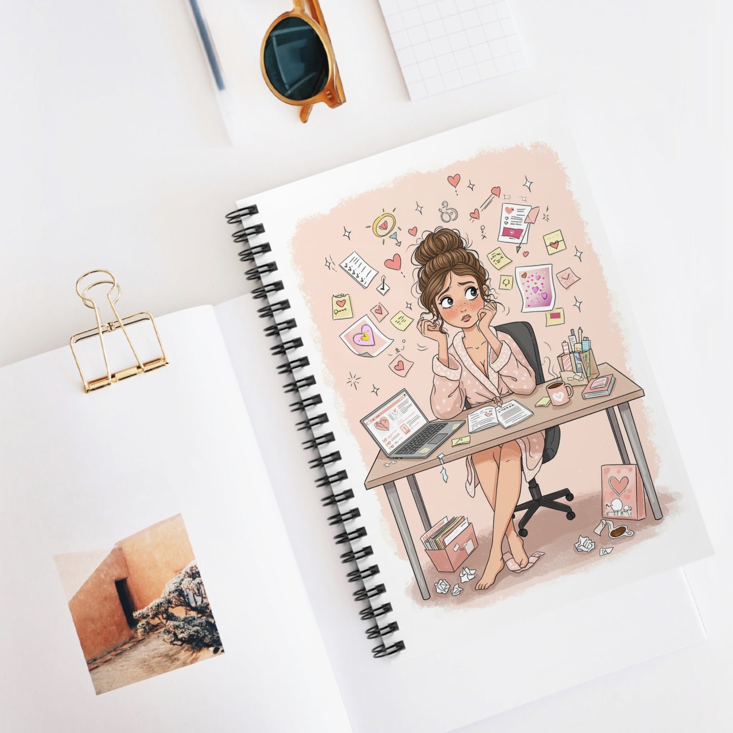 Cute and functional Bride Brain journal for future brides, perfect for organizing wedding thoughts and timelines