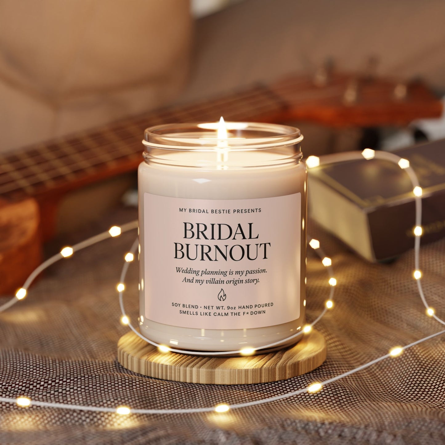 Bridal Burnout Candle, 9 oz